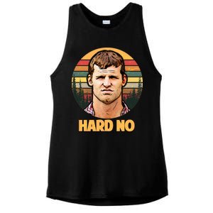 Retro Hard No  Ladies PosiCharge Tri-Blend Wicking Tank