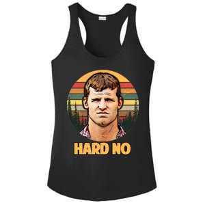 Retro Hard No  Ladies PosiCharge Competitor Racerback Tank