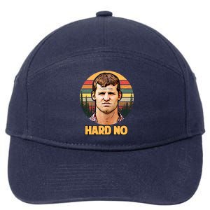 Retro Hard No  7-Panel Snapback Hat