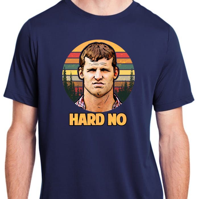 Retro Hard No  Adult ChromaSoft Performance T-Shirt