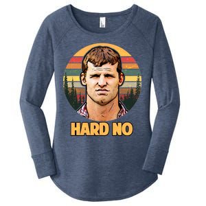 Retro Hard No  Women's Perfect Tri Tunic Long Sleeve Shirt