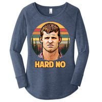 Retro Hard No  Women's Perfect Tri Tunic Long Sleeve Shirt