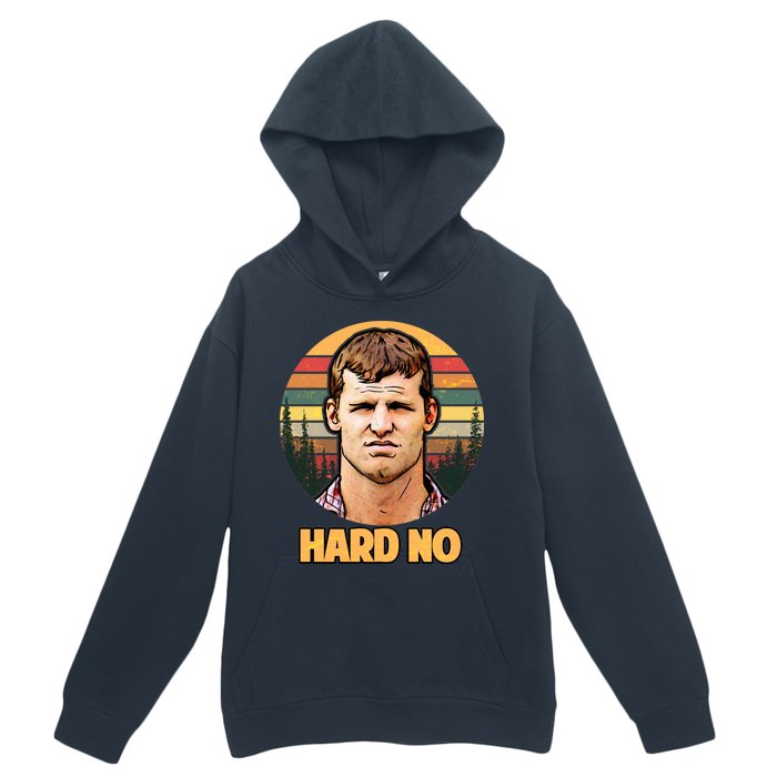 Retro Hard No  Urban Pullover Hoodie