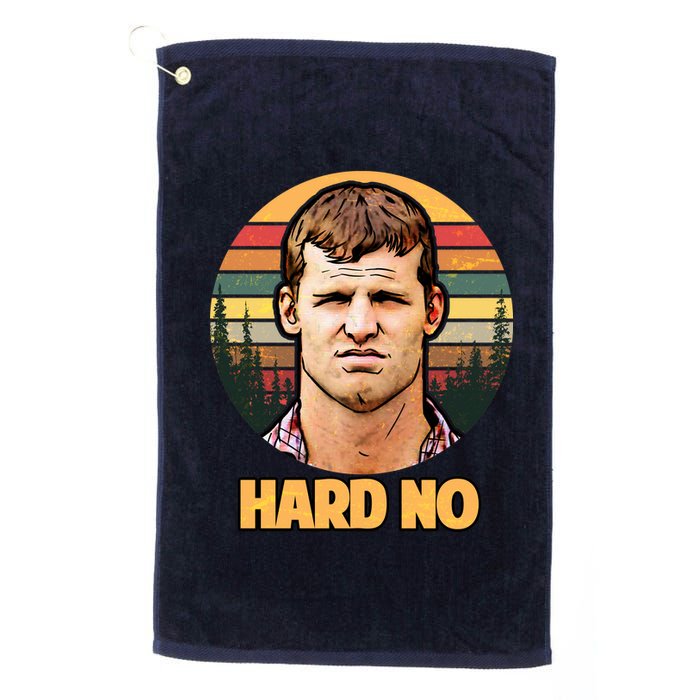 Retro Hard No  Platinum Collection Golf Towel