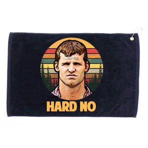 Retro Hard No  Grommeted Golf Towel