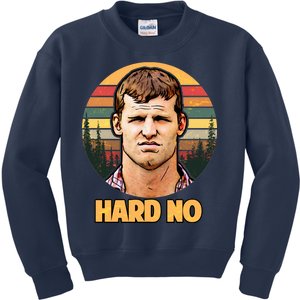 Retro Hard No  Kids Sweatshirt