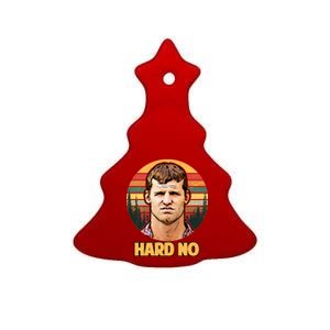 Retro Hard No  Ceramic Tree Ornament