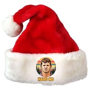 Retro Hard No  Premium Christmas Santa Hat