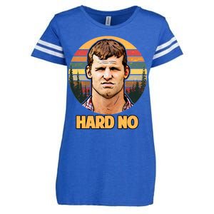 Retro Hard No  Enza Ladies Jersey Football T-Shirt