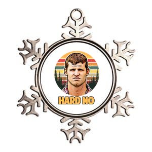 Retro Hard No  Metallic Star Ornament