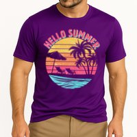 Retro Hello Summer Performance Shirt