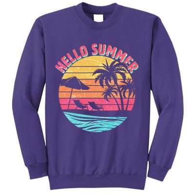 Retro Hello Summer Sweatshirt
