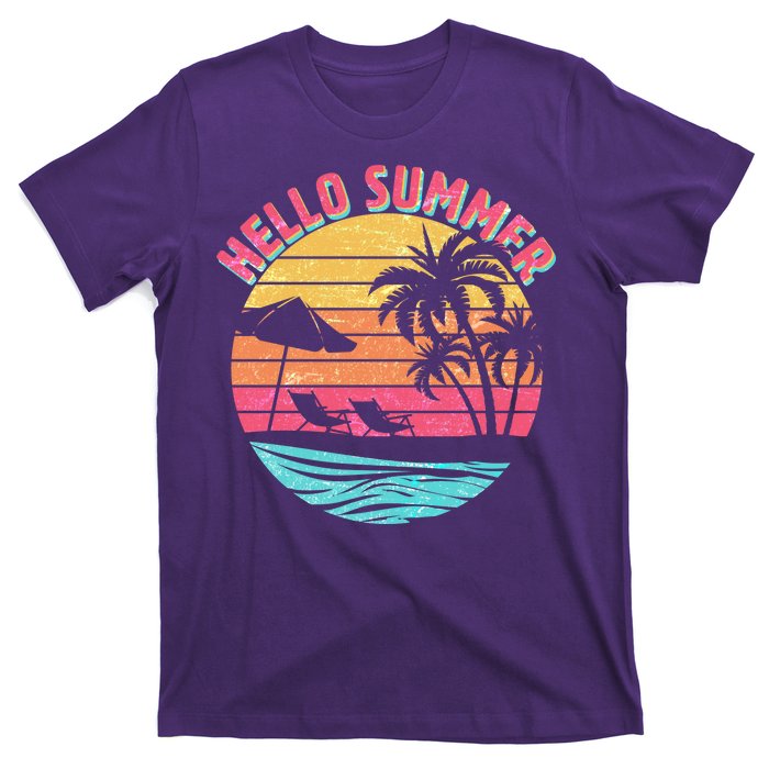 Retro Hello Summer T-Shirt