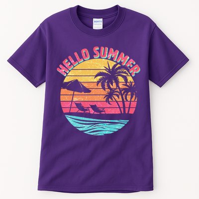 Retro Hello Summer Tall T-Shirt