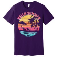 Retro Hello Summer Premium T-Shirt