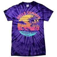 Retro Hello Summer Tie-Dye T-Shirt