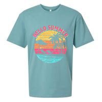 Retro Hello Summer Sueded Cloud Jersey T-Shirt