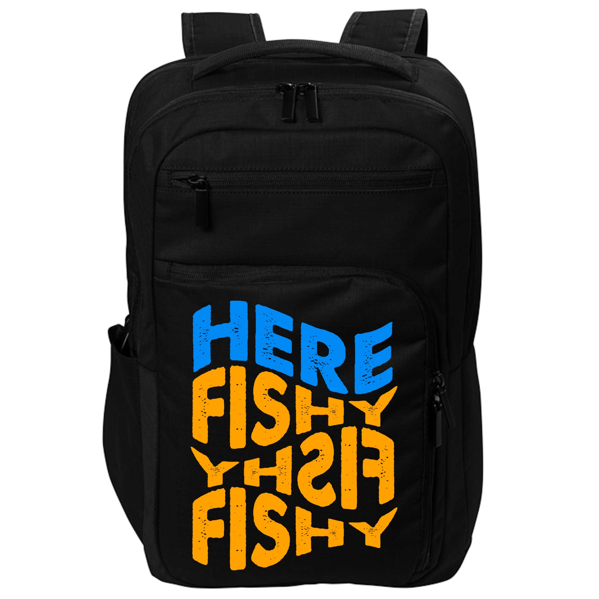 Retro Here Fishy Fishy Fishy Impact Tech Backpack