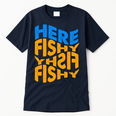 Retro Here Fishy Fishy Fishy Tall T-Shirt