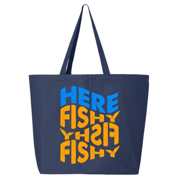 Retro Here Fishy Fishy Fishy 25L Jumbo Tote