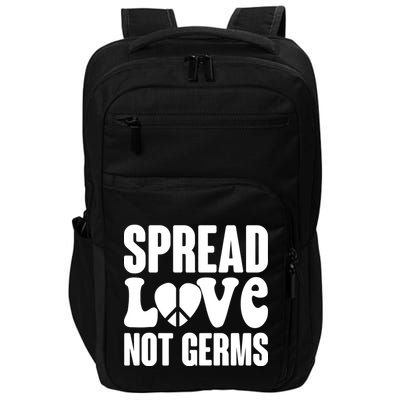 Retro Hippie Spread Love Not Germs Impact Tech Backpack