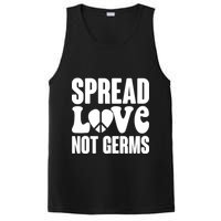 Retro Hippie Spread Love Not Germs PosiCharge Competitor Tank
