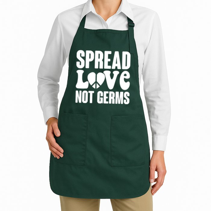 Retro Hippie Spread Love Not Germs Apron