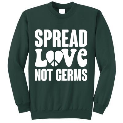 Retro Hippie Spread Love Not Germs Sweatshirt