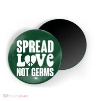 Retro Hippie Spread Love Not Germs Magnet