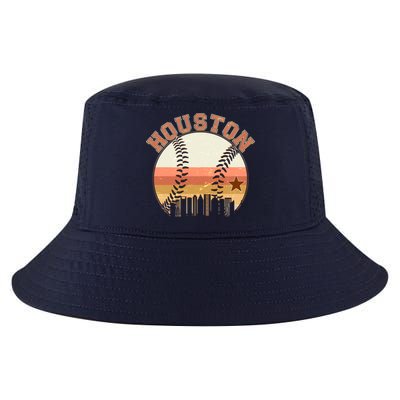 Retro Houston Baseball Fan Cool Comfort Performance Bucket Hat