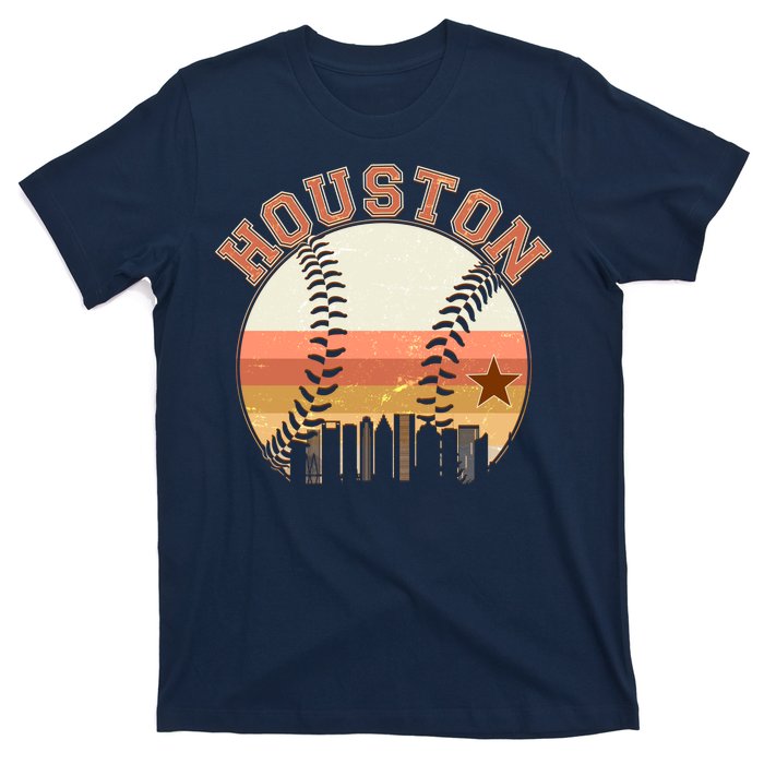 Retro Houston Baseball Fan T-Shirt