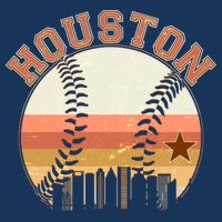 Retro Houston Baseball Fan T-Shirt