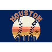 Retro Houston Baseball Fan Bumper Sticker