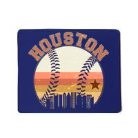 Retro Houston Baseball Fan Mousepad