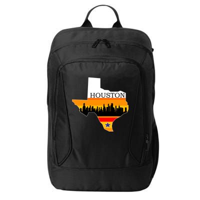 Retro Houston Texas Baseball Throwback City Backpack