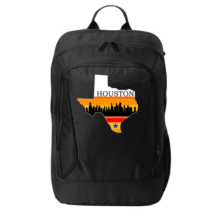 Retro Houston Texas Baseball Throwback City Backpack