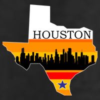 Retro Houston Texas Baseball Throwback Adult Drive Performance Visor