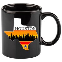Retro Houston Texas Baseball Throwback 11oz C Handle Ceramic Mug