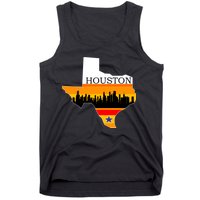 Retro Houston Texas Baseball Throwback Tank Top