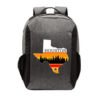 Retro Houston Texas Baseball Throwback Vector Backpack