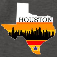 Retro Houston Texas Baseball Throwback Vector Backpack