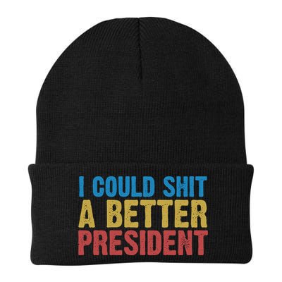 Retro I Could Shit A Better President Funny Meme Beanie
