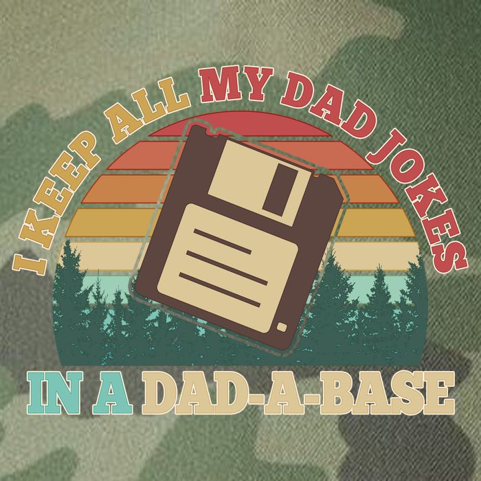 Retro I Keep All My Dad Jokes In A Dad A Base Legacy Tie Dye Trucker Hat