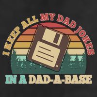 Retro I Keep All My Dad Jokes In A Dad A Base Cool Comfort Performance Bucket Hat