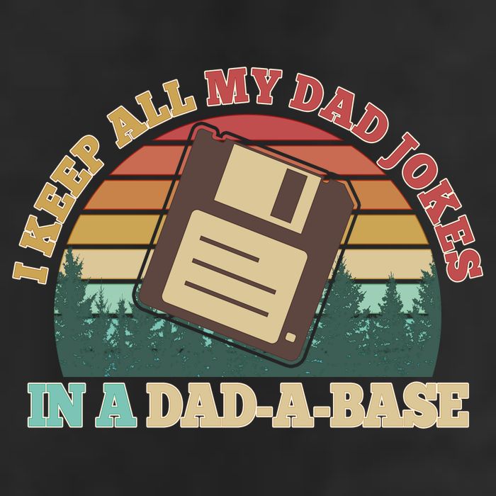 Retro I Keep All My Dad Jokes In A Dad A Base Cool Comfort Performance Bucket Hat