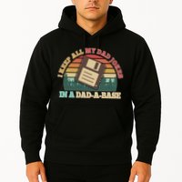 Retro I Keep All My Dad Jokes In A Dad A Base Hoodie