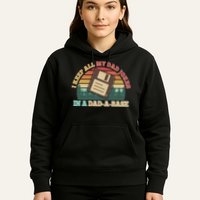 Retro I Keep All My Dad Jokes In A Dad A Base Hoodie