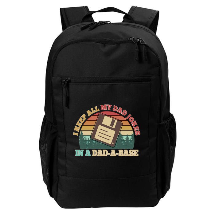 Retro I Keep All My Dad Jokes In A Dad A Base Backpack