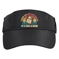 Retro I Keep All My Dad Jokes In A Dad A Base Adult Drive Performance Visor
