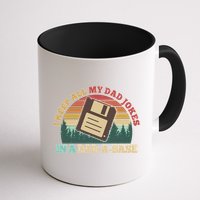 Retro I Keep All My Dad Jokes In A Dad A Base Mug